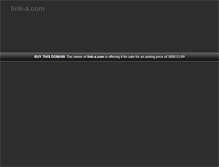 Tablet Screenshot of link-a.com